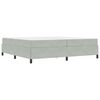 vidaXL Bedframe Lichtgrijs 200 x 200 cm Stof