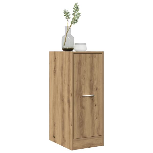 vidaXL Apothekerskast 30x41x77,5 cm bewerkt hout artisanaal eikenkleur