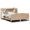 vidaXL Bed met boekenkast zonder matras massief grenenhout 180x200 cm
