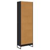 vidaXL Boekenkast 2 pcs Zwart Eiken 80 x 30 x 155 cm Bewerkt hout