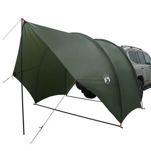 vidaXL Tailgate Luifel Waterdicht Legergroen 405 x 280 x 220 cm