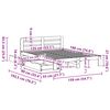 vidaXL Bedframe zonder matras massief grenenhout 135x190 cm