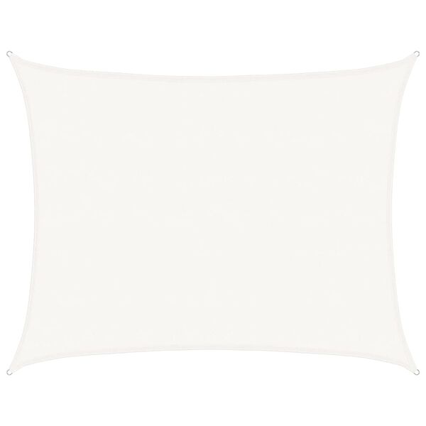 vidaXL Zonnezeil 160 g/m&sup2; 6x8 m HDPE wit