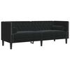 vidaXL Bank Zwart 194 x 74,5 x 70,5 cm Fluweel