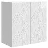 vidaXL Wandkast Hoogglans Wit 59 x 31 x 60 cm Bewerkt hout