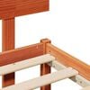 vidaXL Bedframe met hoofdeinde Wasbruin 90 x 200 cm Massief grenenhout