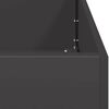 vidaXL Plantenbak Zwart 120x40x40 cm Koudgewalst Staal