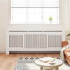 vidaXL Radiatorombouw 205 cm MDF wit