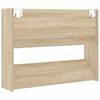vidaXL Wandschoenenkast 80x18x60 cm bewerkt hout sonoma eikenkleurig