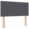 vidaXL Hoofdbord Donkergrijs 90 cm Katoen Stof