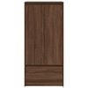 vidaXL Kast met lade 55,5x34x119,5 cm spaanplaat bruin eikenkleurig