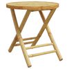 vidaXL Tuintafel inklapbaar &Oslash; 45x45 cm bamboe