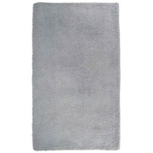 vidaXL Hoogpolig vloerkleed NAVARRA 60x100 cm polyester lichtgrijs