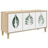 vidaXL Tv-meubel HANAU 102 x 33 x 50 cm Sonoma Bewerkt hout
