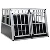 vidaXL Hondenbench met dubbele deur 94x88x69 cm