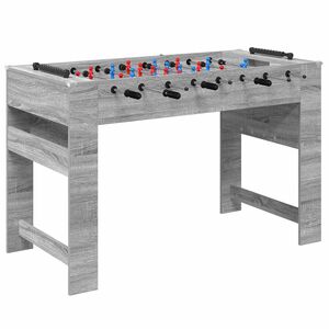 vidaXL Honkbaltafel Grijze Sonoma 125 x 60,5 x 80 cm Bewerkt hout