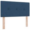 vidaXL Boxspringbed met matras Blauw 200 x 90 cm Polyester