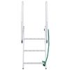 vidaXL 3-Traps Steigerladder Zilver 58 x 77 x 144 cm Aluminium