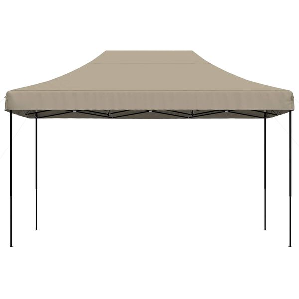 vidaXL Partytent inklapbaar pop-up 440x292x315 cm taupe