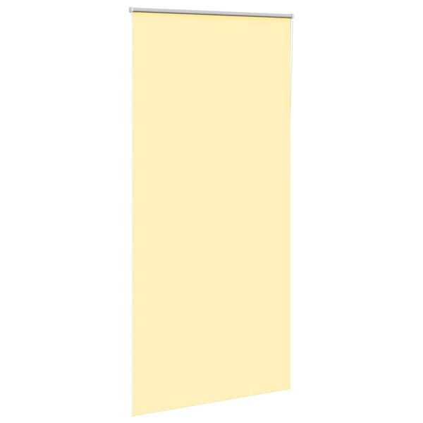 vidaXL Rolgordijn 95x230 cm verduisterend stofbreedte 90,7cm geel