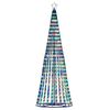 vidaXL LED-kerstboom 475 LEDs kleurrijk 247 cm