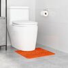vidaXL Antislip Badmat met Toilet Cut Oranje 50 x 50 cm PP