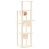 vidaXL Kattenmeubel met sisal krabpalen 169 cm crèmekleurig