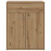 vidaXL Dressoir 60x30x75 cm bewerkt hout artisanaal eikenkleurig