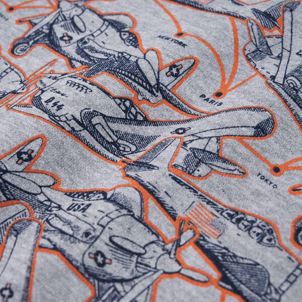 Kindertrui 140 gemêleerd grijs