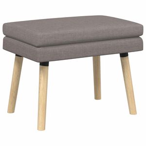 vidaXL Dubbel Laagige Bank Taupe 60 x 40 x 46 cm Stof