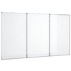 vidaXL Whiteboard magnetisch inklapbaar 120x100x1,7 cm aluminium