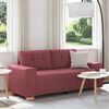 vidaXL Loveseat Bank Wijnrood 140 cm Stof