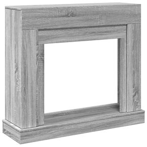 vidaXL Haardombouw 100x30x87,5 cm bewerkt hout grijs sonoma eikenkleur