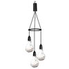 Luxform Hanglamp op batterijen Apollo met 3 peertjes LED