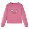 vidaXL Kindershirt met lange mouwen 140 frambooskleurig