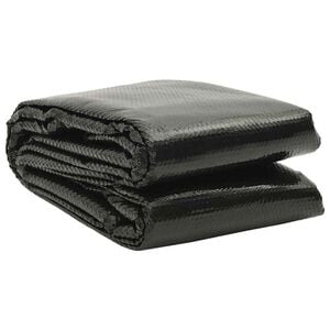 vidaXL Zwembadhoes 732x366 cm PE zwart