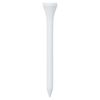 vidaXL 1000 st Golftees 83 mm bamboe wit