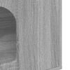 vidaXL Kattenhuis Grijs Sonoma 51 x 30 x 52 cm Bewerkt hout
