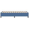 vidaXL Platform bedframe Blauw 90 x 190 cm Katoen Stof