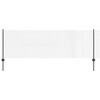 vidaXL gelast draadhek met palen 50 x 0,8 m PVC-Coated Staal Grijs