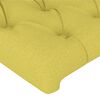 vidaXL Boxspring met matras stof groen 180x200 cm