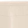 vidaXL Voetenbank 60x50x41 cm microvezelstof beige