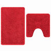 vidaXL Antislip Badmat Set 2 pcs Rood PP
