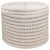 vidaXL Jute Touw 20 mm Wit 100% Tossa jute