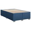 vidaXL Boxspring met matras stof blauw 100x200 cm