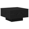 vidaXL Salontafel Zwart Eiken 55 x 55 x 31 cm