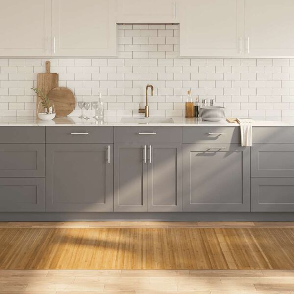 vidaXL Vloerkleed rechthoekig 80x400 cm bamboe naturel