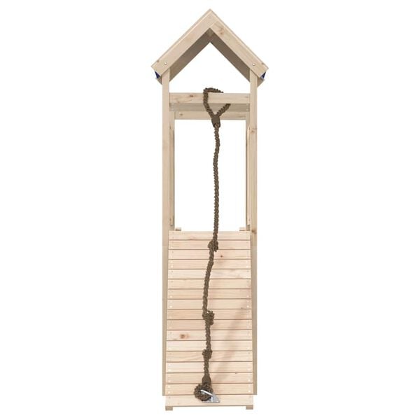 vidaXL Speelhuis massief grenenhout