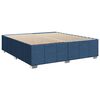 vidaXL Bedframe zonder matras stof blauw 180x200 cm
