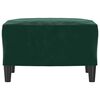 vidaXL Voetenbank 60x50x41 cm kunstleer donkergroen